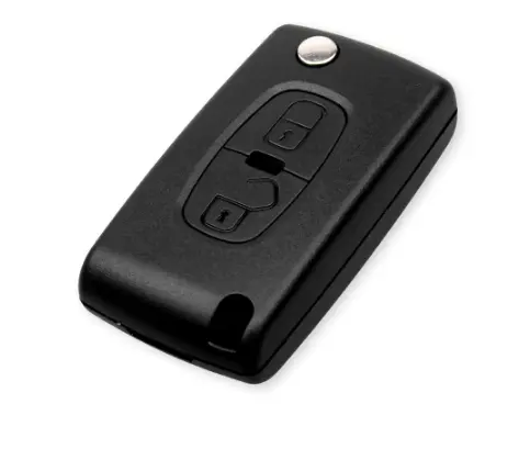 10X per Peugeot 4007 ET 4008 per Citroen C-Crosser C4 Aircross Key 2 pulsanti Flip Remote Key Shell Fob Case MIT-11R blade