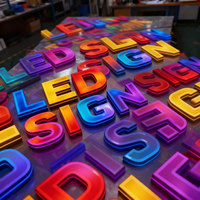 Letrero LED Personalizado para Tienda de Cigarrillos, Logotipo para Fachada de Negocio, Letrero Electrónico con Letras en Relieve, Decoración para Tienda