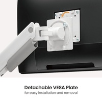 Support d'écran à ressort à gaz robuste LDT99-C012UC 24"-57" 27kg pour moniteur, support d'écran ultra-large, support VESA