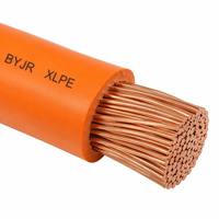 Fil flexible isolé XLPE BYJR 450/750V, cuivre toronné, résistant à la chaleur 90°C, ignifuge, pour applications de construction et appareils électroménagers