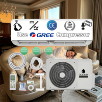 Prix Usine Climatiseur Split Intelligent 50Hz 9000-24000 BTU Inverter Wi-Fi Prêt à Expédier Commande en Gros