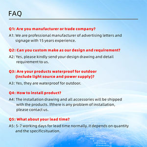 ป้ายไฟนีออน LED แบบปรับแต่งได้ป้ายไฟ LED ป้าย3D แบบขายส่ง - Product Image 6