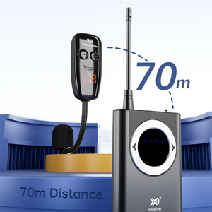 Nhà Máy Giá UHF Micro không dây hệ thống cho 4 người 160 ft phạm vi Mic cho giảng dạy hiệu suất hướng dẫn du lịch - Product Image 4