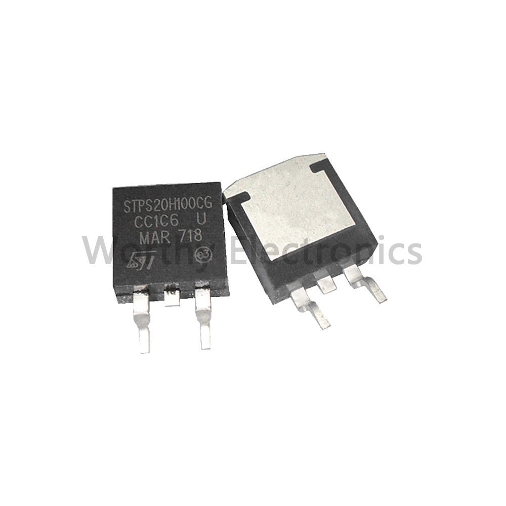 Electronic components rectifier diode schottky TO-263 STPS20H100CG for  adapter for notebook and game station