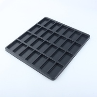Plateau en plastique thermoformé noir OEM pour la manutention de pièces personnalisées