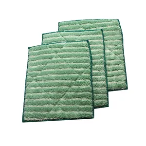 批发环保定制家用竹巾超细纤维海绵清洁玻璃布