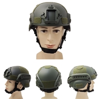 Casque tactique rapide Casque d'équipement de jeu de Paintball noir