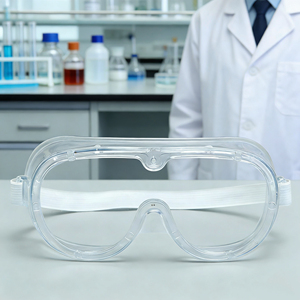 Lentes Transparentes Antivaho y Resistentes a los Arañazos, Gafas de Seguridad para Trabajo de Construcción, Protección Contra Salpicaduras de Polvo, Marco de Plástico - Product Image 3