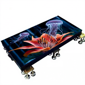 Piso de baile interactivo LED P2.604 con alta frecuencia de actualización, pantalla de video 3D inmersiva con vidrio templado para áreas públicas - Product Image 1