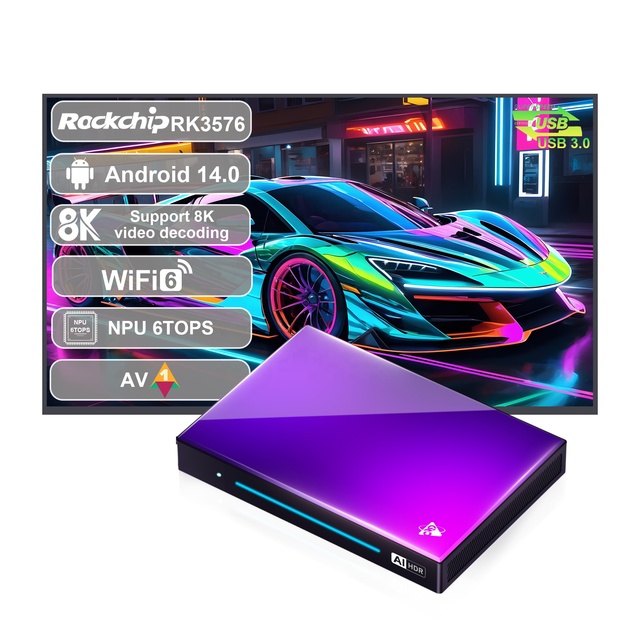 2024 New Arrival Tv Box H96 Max M9 RK3576 Quad Core 4GB 8GB Ram 32GB 64GB 128GB Rom Android 14 Wifi 6 Set-top Box