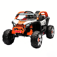 Voiture électrique tout-terrain pour enfants avec télécommande, alimentée par batterie, en plastique, pour 2 à 8 ans, quatre roues motrices, application mobile