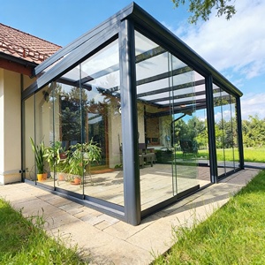Veranda <span class=keywords><strong>in</strong></span> <span class=keywords><strong>Vetro</strong></span> Europea per Tutte le Stagioni, Tettoia per <span class=keywords><strong>Balcone</strong></span>, Veranda <span class=keywords><strong>in</strong></span> Alluminio con Profili per Tetto - Product Image 5