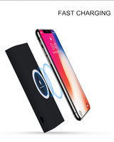 NOUVEAU Power Bank 10000mah Banque de batteries externes Chargeur sans fil intégré Powerbank Banque de puissance portable