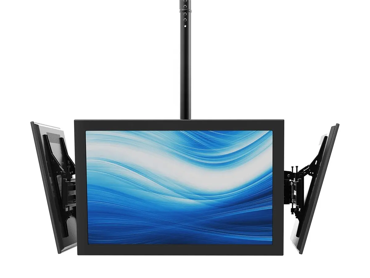 Quad TV Mount Bracket Plafon Mount untuk Tampilan LCD