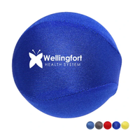 Ensemble de balles de thérapie pour les mains avec logo imprimé personnalisé, balles à presser recouvertes de tissu, cadeaux promotionnels pour les centres médicaux et la réadaptation