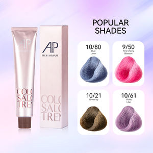 Coloration capillaire professionnelle de haute qualité, longue durée, sans PPD, à l'huile d'argan biologique, coloration permanente pour femmes, vente en gros AP - Product Image 4