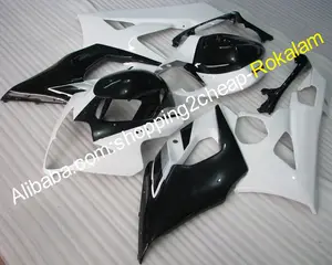 K5 Fairing için Suzuki GSXR1000 2005 2006 GSX-R1000 GSXR-1000 05 06 ABS beyaz siyah kaplamalar satış sonrası kiti