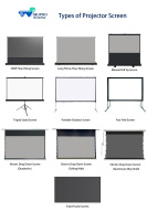 Échantillon de tissu pour écran de projecteur Wupro : Matériau CBSP/BSP/PET souple, échantillon de tissu cristallin ALR pour écran de projecteur Home Cinéma