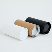 Tube en carton kraft biodégradable personnalisé pour baume à lèvres, vin, café, vodka, whisky, boissons et emballage décoratif