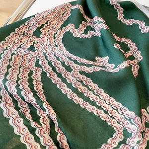 มาใหม่ล่าสุดหัวคอผ้าพันคอสแควร์แฟชั่นแบรนด์หรูผ้าขนสัตว์ผ้าไหมผ้าพันคอผม Bandanas มุสลิมตกแต่งฮิญาบผ้าพันคอผู้หญิง - Product Image 5