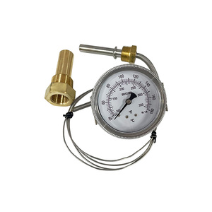 SPR OEM 63mm Temperaturanzeige mit Individueller Skala, Flexibler Kapillarrohrlänge, Verschiedene Schaftoptionen - Product Image 1