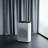 Purificateur d'air haute performance 230m3/h CADR, contrôle intelligent par application WiFi, filtre HEPA, purificateur d'air pour grande pièce de 300 pieds carrés