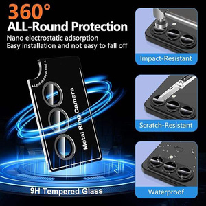 Protection d'objectif d'appareil photo OEM pour Samsung S27 S26 S25 Ultra, verre de caméra AR AF Eagle Eyes, anti-rayures, anti-choc, installation facile, anti-poussière - Product Image 3