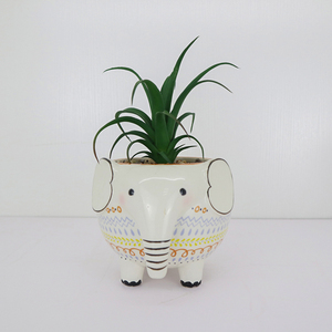 Maceta de porcelana para flores pintadas, maceta de flores para decoración personalizada - Product Image 3