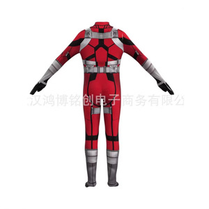 Thunderbolts <b>Red</b> Guard Bodysuit Cosplay <b>Costume</b> Halloween Superhero <b>Costume</b> Unisex Autumn Polyester Fiber - Product Image 4