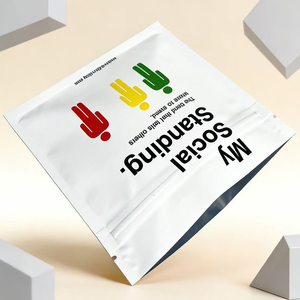 กระเป๋าซิปแบบกำหนดเองขนาดเล็ก ไม่โปร่งใส สำหรับบรรจุอุปกรณ์ฮาร์ดแวร์ พร้อมโลโก้ - Product Image 2