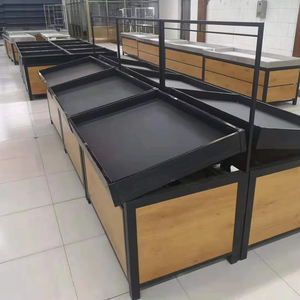 Giá để hàng siêu thị bằng kim loại, kệ gondola, <span class=keywords><strong>pallet</strong></span> đựng trái cây, kệ rau củ - Product Image 1