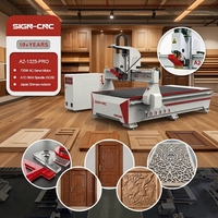 Machine de gravure CNC pour acrylique, MDF et matériaux non métalliques, équipement de découpe A2-1325-Pro avec changeur d'outils semi-automatique pour le travail du bois