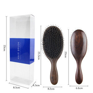 Bàn chải chải tóc bằng gỗ đàn hương cao cấp, thân thiện với môi trường, có logo tùy chỉnh, giúp gỡ rối, mát-xa da đầu, dụng cụ tạo kiểu tóc - Product Image 2