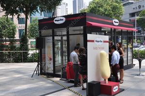 Tente de maison pré-assemblée, conteneur de café et barbier - Product Image 6