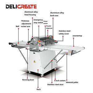Laminadora De Masa Estilo Europeo A Precio De Fábrica, Máquina Industrial Eléctrica Para Panadería, Pan, Pizza Y Croissant - Product Image 2