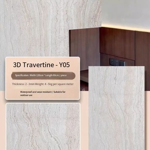 Lámina de Piedra de Travertino Ultrafina y Flexible, Resistente al Fuego, para Construcción de Paredes Exteriores, Lámina para Revestimiento de Paredes - Product Image 2