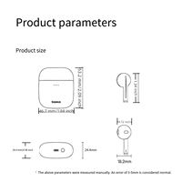 Écouteurs sans fil d'occasion Baseus M2s, design ergonomique, écouteurs Bluetooth pour les amateurs de musique
