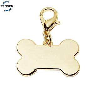 Placas de Identificación Personalizadas para Mascotas de Aleación de Zinc, Etiquetas con Nombre para Gatos, Accesorio para Collar de Perro con Logotipo de Hueso Personalizado, Dijes Colgantes con Broche - Product Image 3