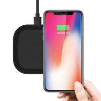 Nouveau produit à bas prix, mini station de charge sans fil 15W, chargeur sans fil pour iPhone, Android, Samsung