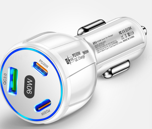 Soporte de cargador inalámbrico magnético de 90W para <span class=keywords><strong>iPhone</strong></span> 14 <span class=keywords><strong>13</strong></span> 12 Pro Max <span class=keywords><strong>Mini</strong></span> <span class=keywords><strong>Airpods</strong></span> Pro USB a PD cargadores de estación de carga rápida - Product Image 3