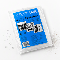 Film de protection en plastique multi-usage pour peinture murale et rénovation de bâtiments