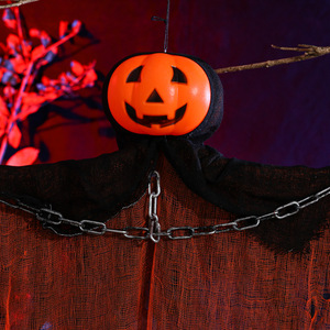 HLC Halloween Pumpkin Hanging Ornament Ghost Pastoral Protection <strong>Scarecrow</strong> Grim Reapers for Halloween Scary Outdoor <strong>Decoration</strong> - Product Image 4