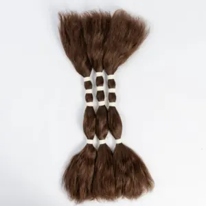 Hot Selling Boho Braids Human Hair Extensions 100g Wet and Wavy Bulk Braiding Hair No Weft