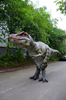 Modelo de simulación de CET-DC-AL1 para adultos, disfraz de dinosaurio Allosaurus, animatrónico, adecuado para parque temático, centro comercial
