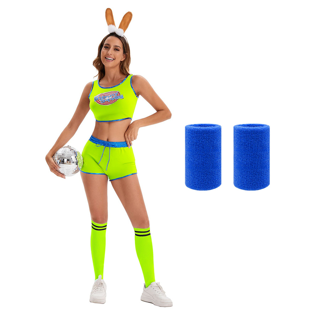 Green [Shorts + Top + Ears + Wristbands]