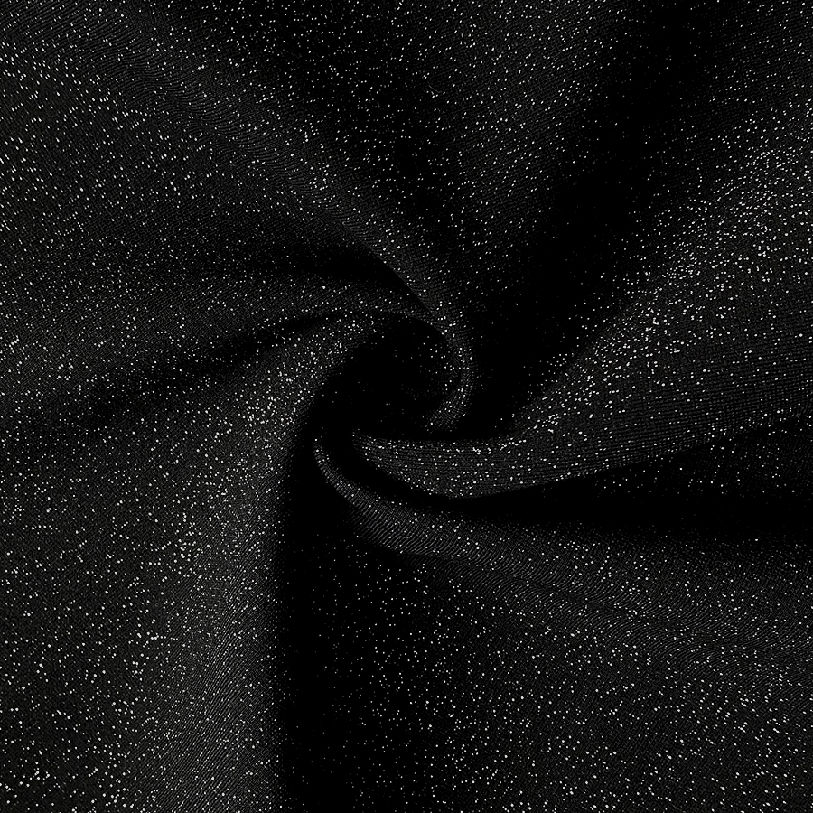 High Quality 370gsm 68% Rayon 16% Nylon 10% Silver Lurex 6% Spandex Knitted NR Silver Stretch Roma Fabric