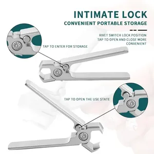 Wide Jaw Stainless Steel Nail Clippers Curved Concave Blade Odorless Tool for Tough Thick Fingernail and Toenail Cutting - Product Image 3