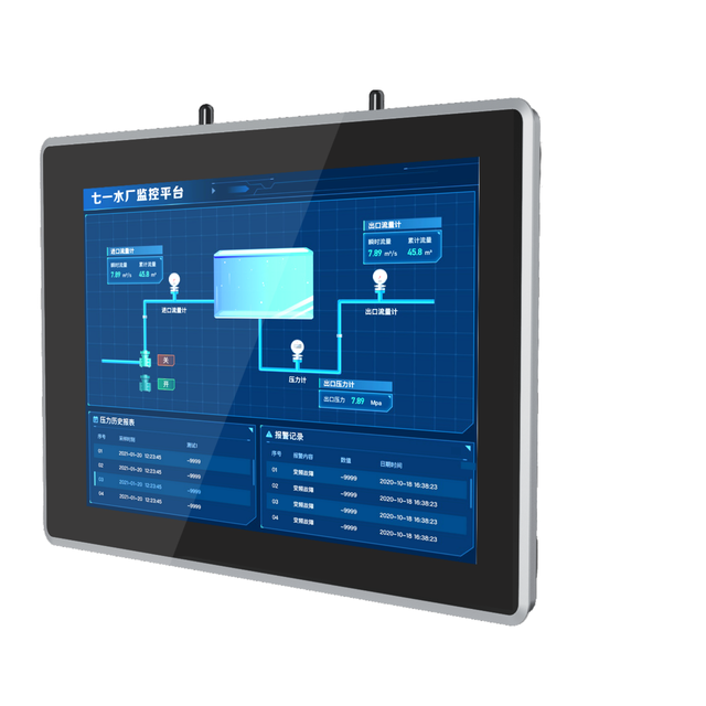 7 10 12 21.5 27 Inch IP65 Waterproof Rugged Embedded Industrial All in One PC Android/Linux Capacitive Touch Industrial Panel PC