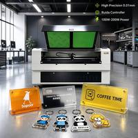 Máquina de Grabado Láser de Alta Precisión 1610, Cortadora Láser CO2, Controlador RD6445S, Refrigeración por Agua para Madera, Acrílico y Cuero