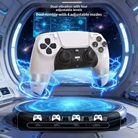 Controles de Juego Inalámbricos para PS5 con Giroscopio de Seis Ejes y Doble Vibración Glare P50A